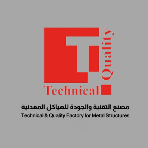 شعار ﻣﺼﻨﻊ اﻟﺘﻘﻨﻴﺔ واﻟﺠﻮدة ﻟﻠﻬﻴﺎﻛﻞ اﻟﻤﻌﺪﻧﻴﺔ